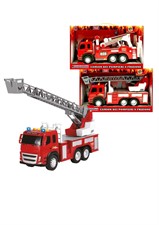 Camion pompieri con frizione luci e suoni modelli assortiti