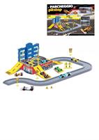 Playset garage con pista 38xh25cm