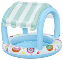 PISCINA SWEET SHOPPE CM.104X84 CON FONDO GONFIABILE E COPERTURA