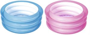 Piscina gonfiabile Baby a 3 anelli. 70xh30cm. Colore rosa o blu