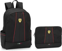 SET ZAINO E PORTA TABLET FERRARI BLACK