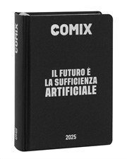 DIARIO AGENDA COMIX 16M STD BLACK&SILVER