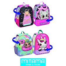 Zaino scuola Spinny girl Mix Mitama varie fantasie