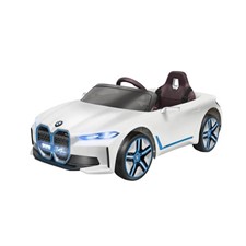 AUTO ELETTRICA BMW I4 12V 4,5AH R/C 2,4GHZ  BIANC