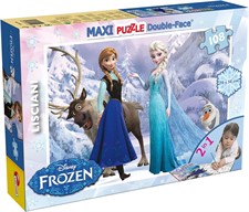 DISNEY PUZZLE DF MAXI FLOOR 108 FROZEN ELSA AND ANNA