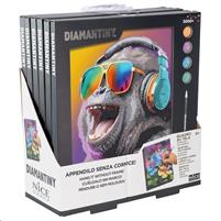 DIAMANTINY QUADRO ASSORTITO GUITAR FROG/DJ DOG/DJ GORILLA