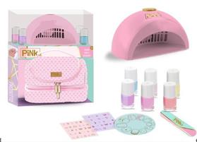 PINK IT BEAUTY CASE NAILS