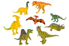 Busta di dinosauri 4 pezzi assortiti