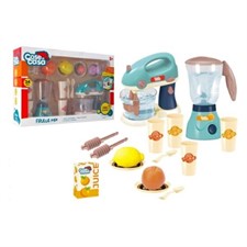 PLAYSET FRULLATORE MIXER B/O FRUTTA E ACCESSORI